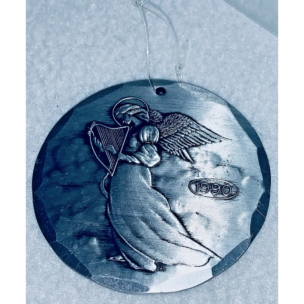 Vtg Wendell August Forge Angel Handmade Grove City PA USA Made Ornament 1990